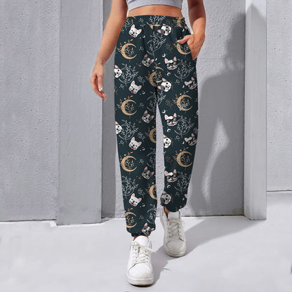 To The Moon With French Bulldog - Follus Pants 065