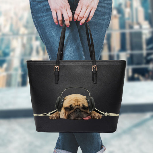Today Is A Lazy Day Just Relax - Sleeping Pug Tote Bag V1