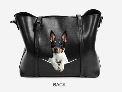 Toy Fox Terrier Einzigartige Handtasche V1