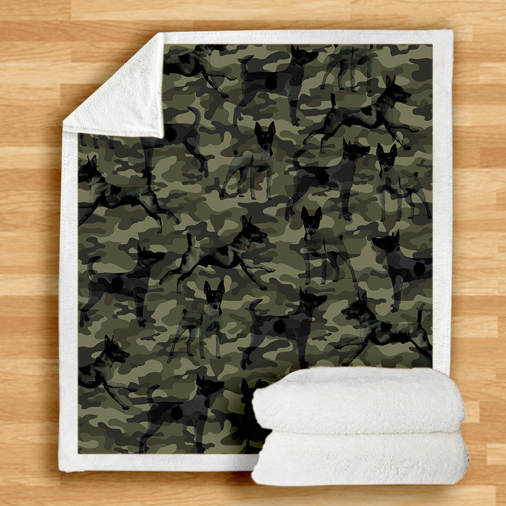 Couverture camouflage Toy Fox Terrier V1