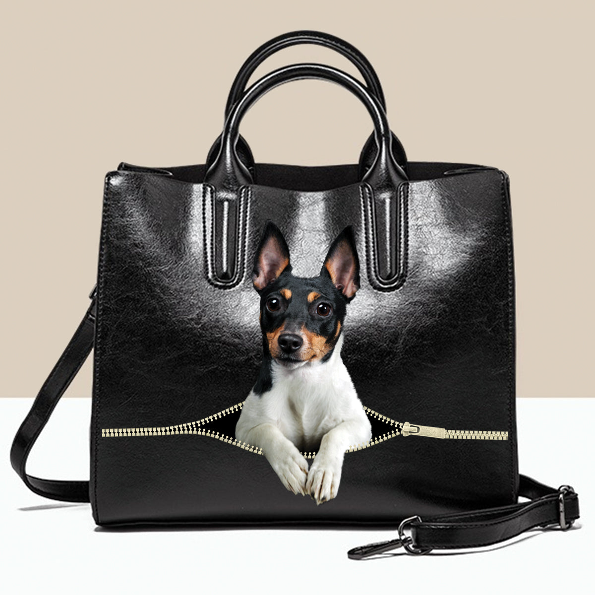Toy Fox Terrier Luxus-Handtasche V1