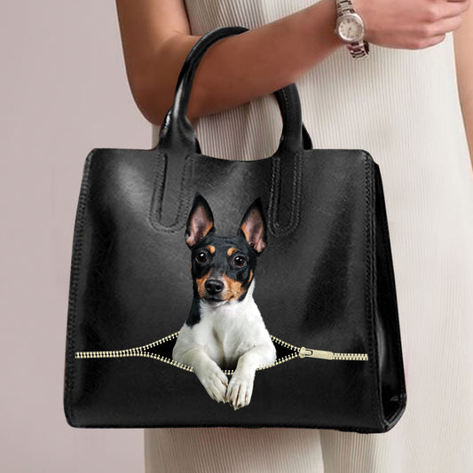 Toy Fox Terrier Luxury Handbag V1