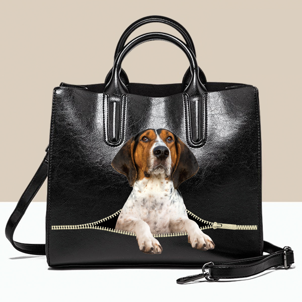 Treeing Walker Coonhound Luxury Handbag V1