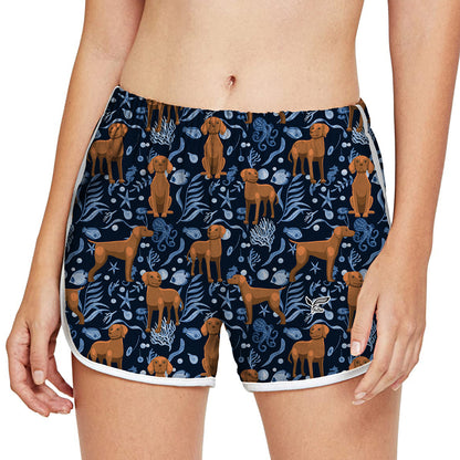 Vizsla – Bunte Damen-Laufshorts V3
