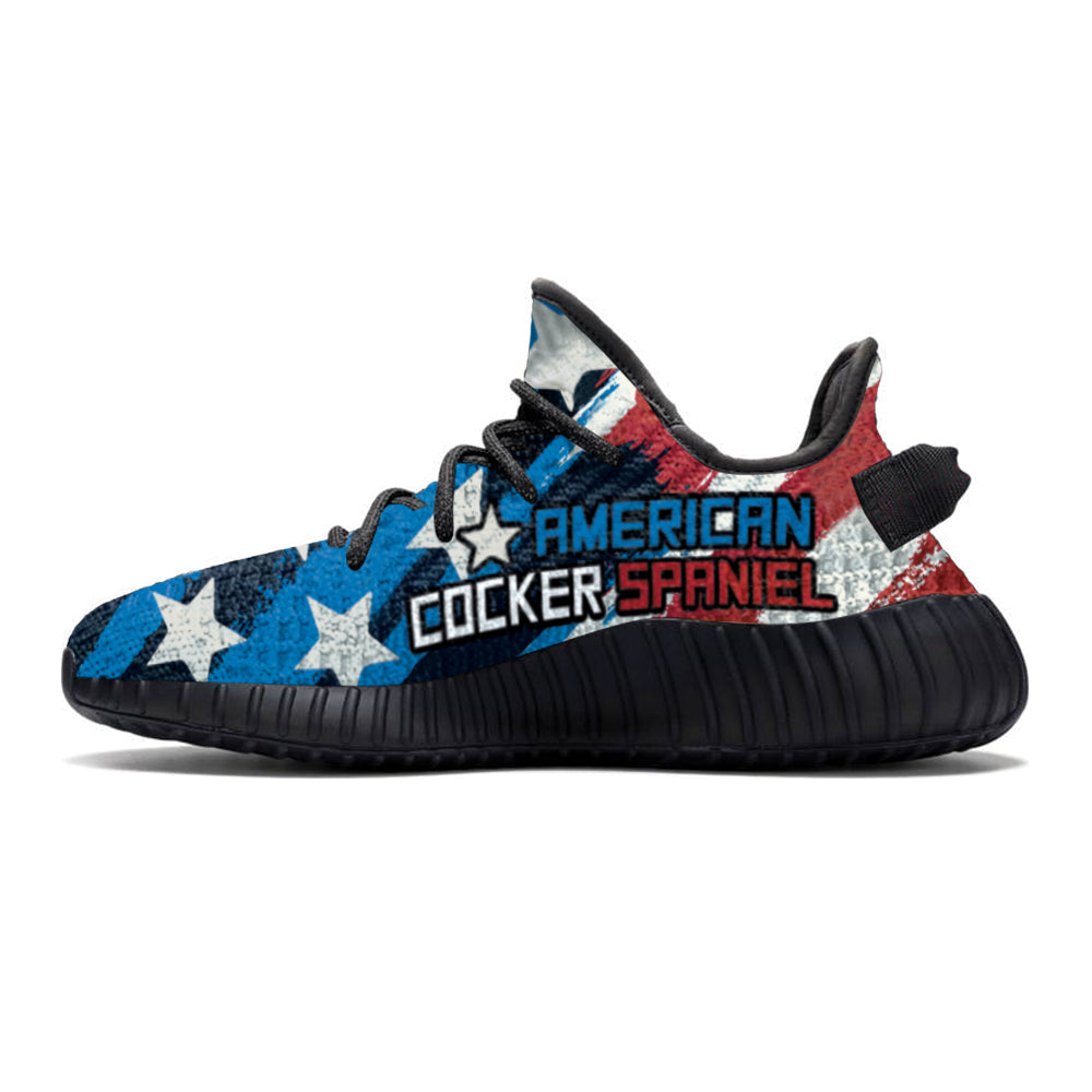 Gehen Sie mit Ihrem American Cocker Spaniel spazieren – Sneakers V1