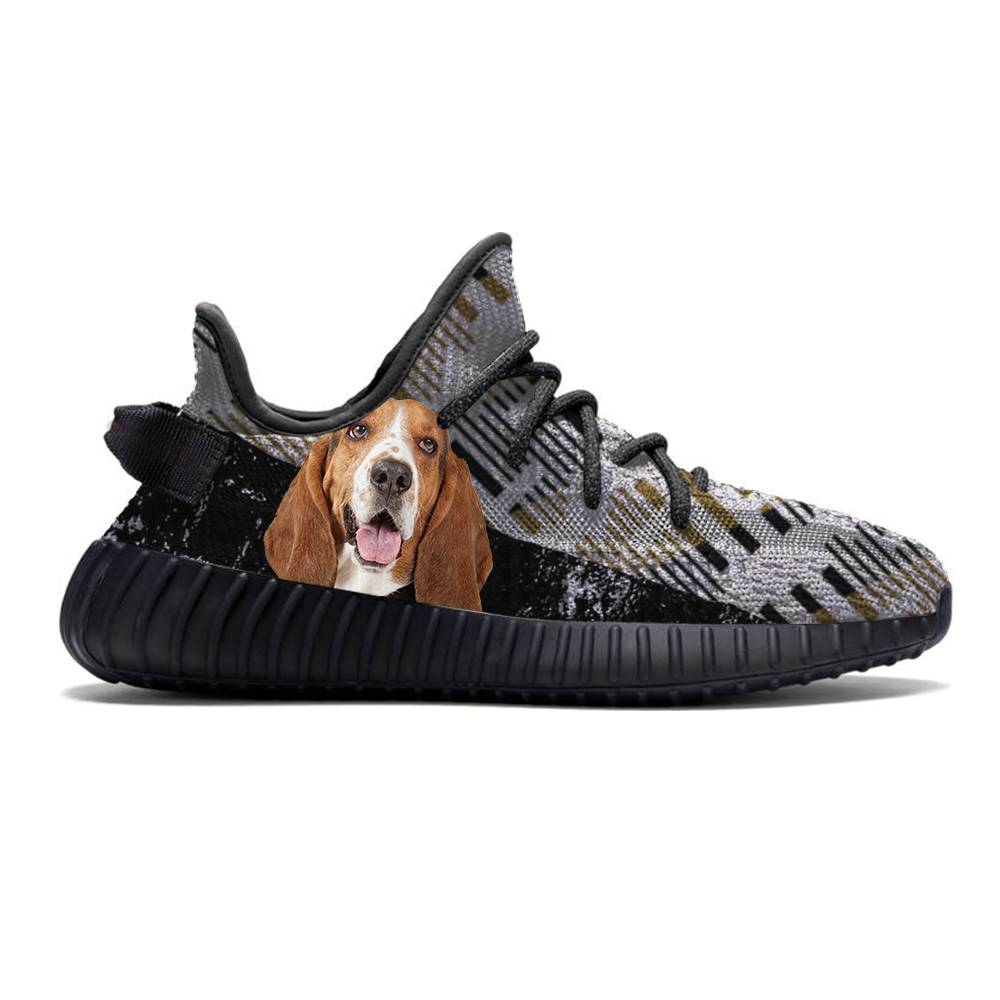 Walk With Your Basset Hound - Sneakers V1