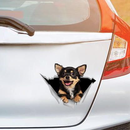 We Like Riding In Cars - Chihuahua Car/ Door/ Fridge/ Laptop Sticker V6
