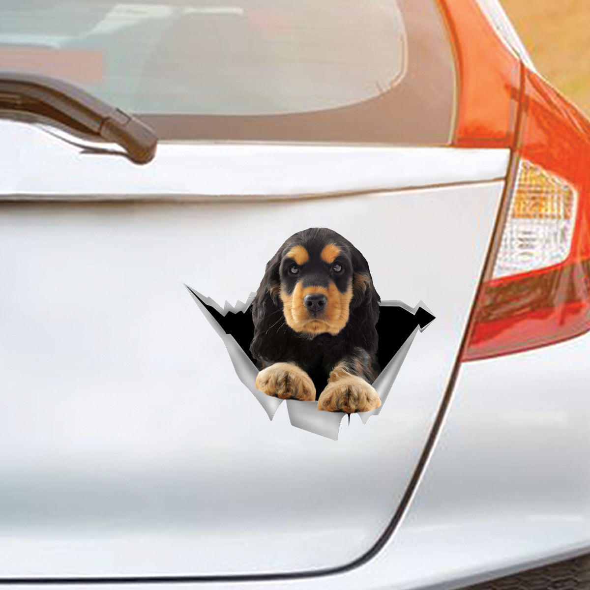 We Like Riding In Cars - English Cocker Spaniel Car/ Door/ Fridge/ Laptop Sticker V4