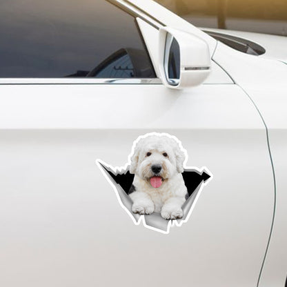 We Like Riding In Cars - Old English Sheepdog Sticker V2