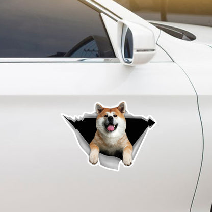 We Like Riding In Cars - Akita Inu Car/ Door/ Fridge/ Laptop Sticker V1