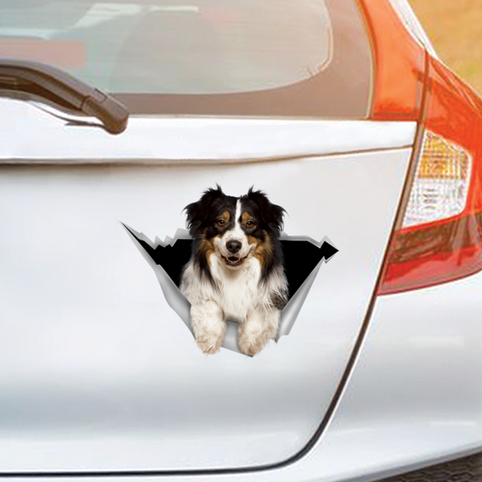 We Like Riding In Cars - Australian Shepherd Car/ Door/ Fridge/ Laptop Sticker V2
