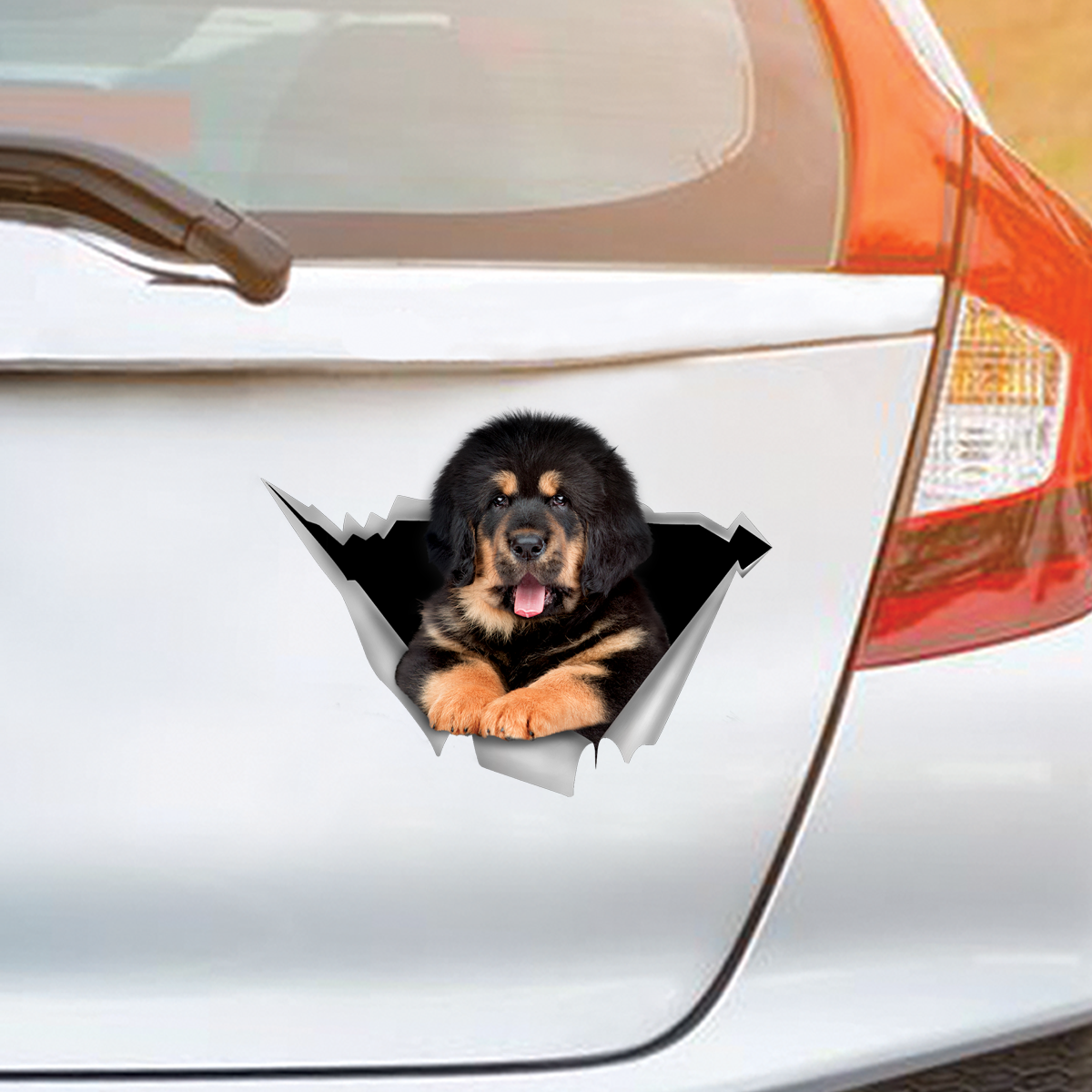 We Like Riding In Cars - Tibetan Mastiff Car/ Door/ Fridge/ Laptop Sticker V1