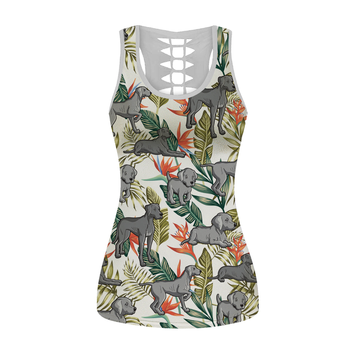 Weimaraner - Hawaiian Tank Top V1