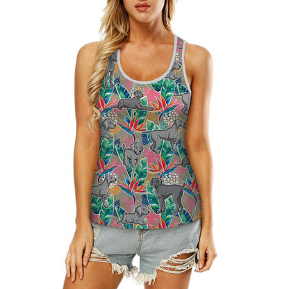 Weimaraner - Hawaiian Tank Top V3