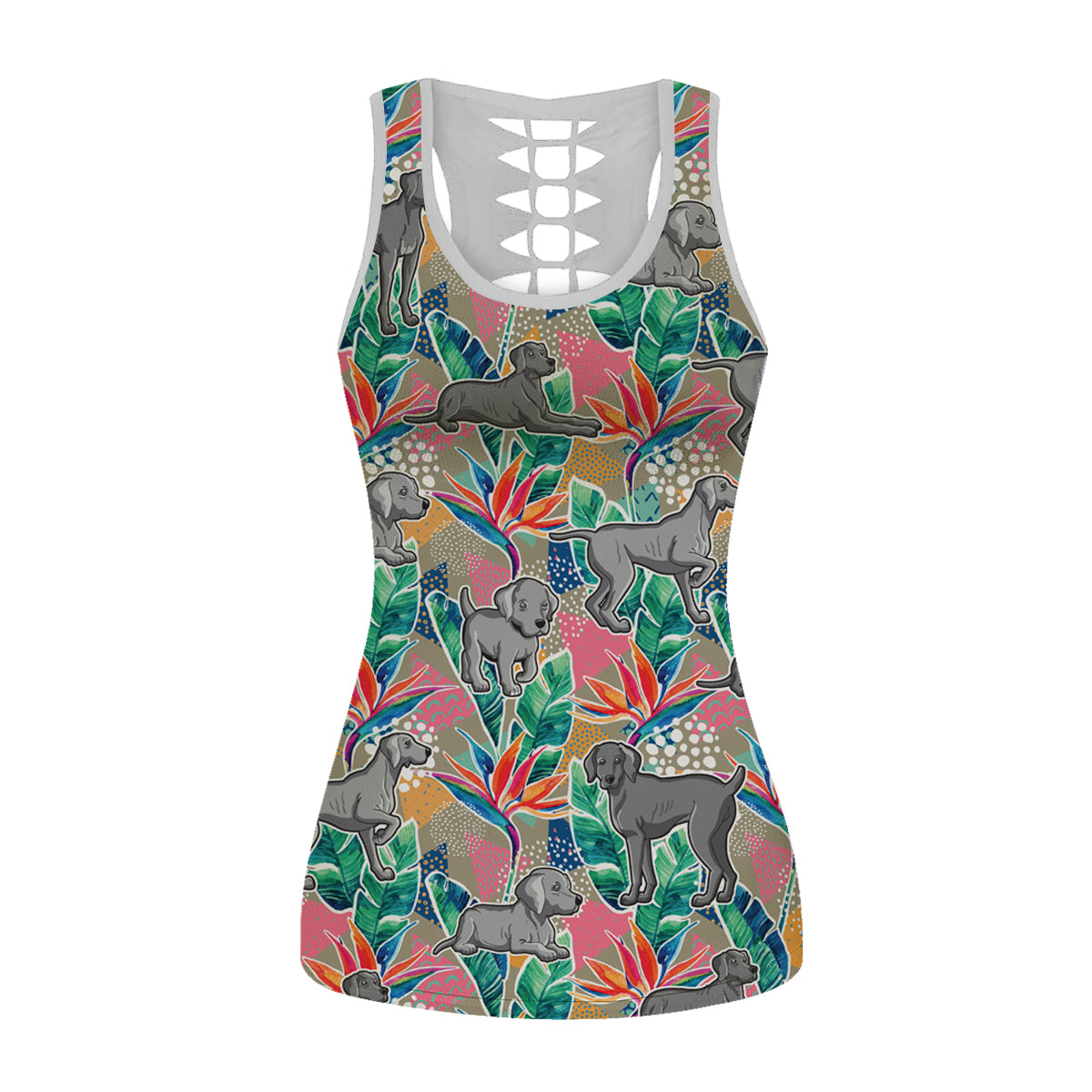 Weimaraner - Hawaii-Tanktop V3