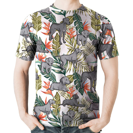 Braque de Weimar - T-Shirt Hawaïen V1
