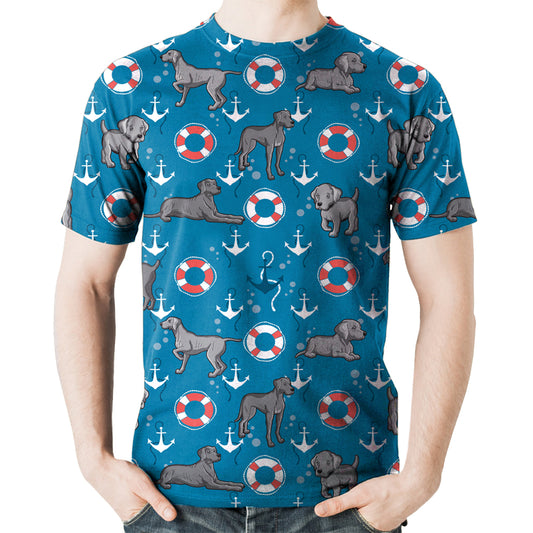Braque de Weimar - T-Shirt Hawaïen V2
