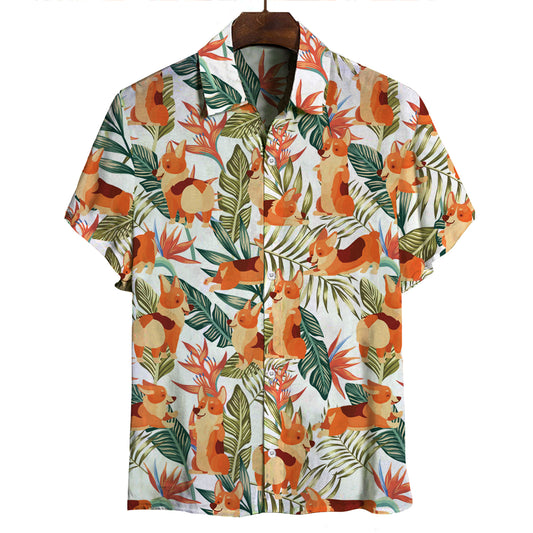 Welsh Corgi - Hawaiian Shirt V3