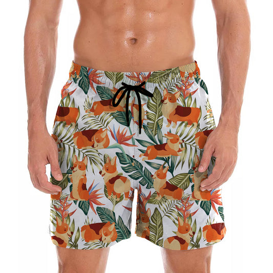 Walisischer Corgi - Hawaii-Shorts V3