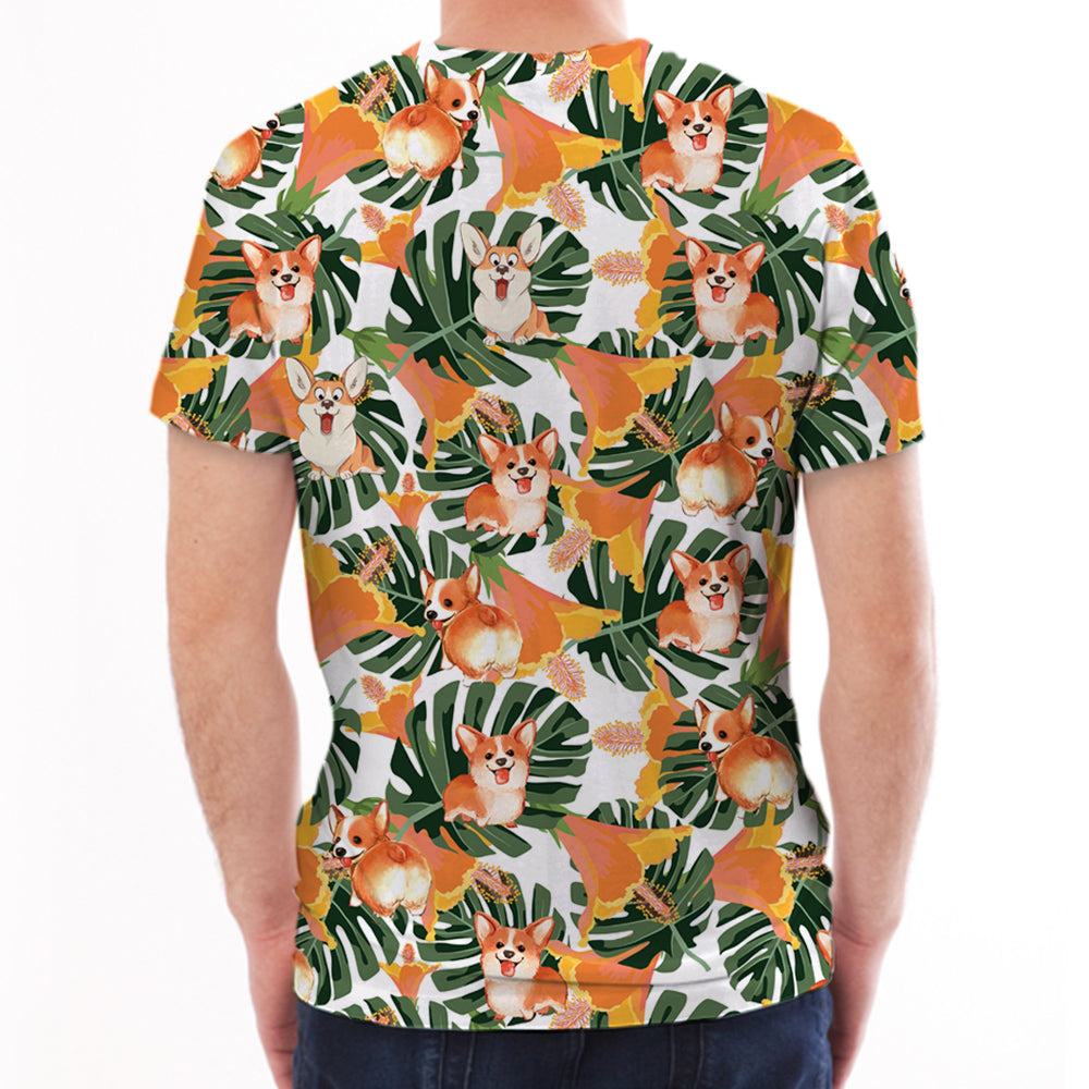 Welsh Corgi - Hawaiian T-Shirt V2