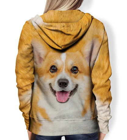 Sweat à capuche Welsh Corgi - Partout