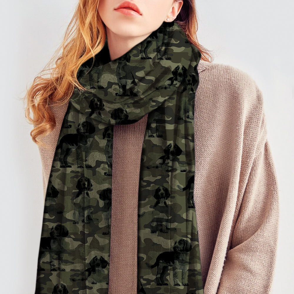 Welsh Springer Spaniel Camo Scarf V1