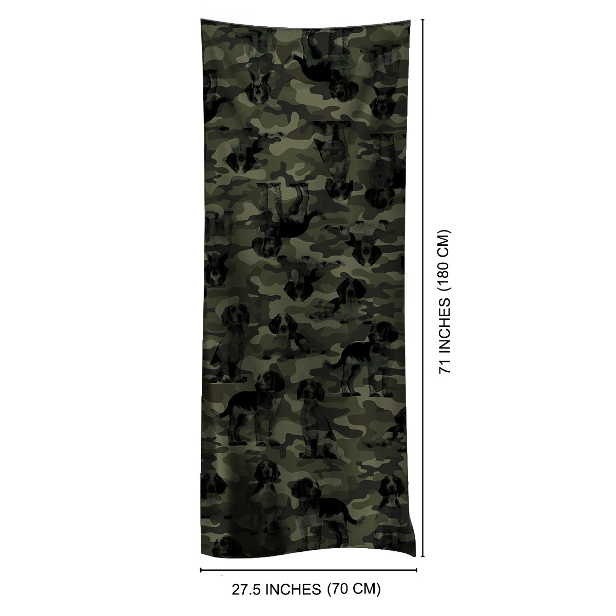 Welsh Springer Spaniel Camo Scarf V1