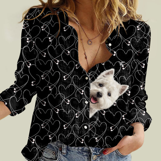 West Highland White Terrier Will Steal Your Heart - Follus Women's Long-Sleeve Shirt