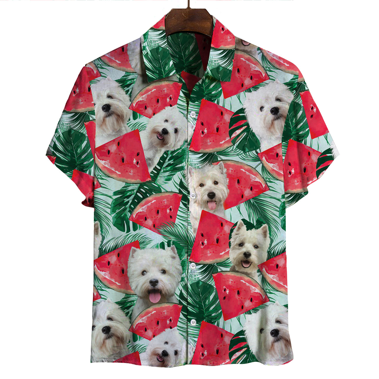 West Highland White Terrier - Hawaiian Shirt V1