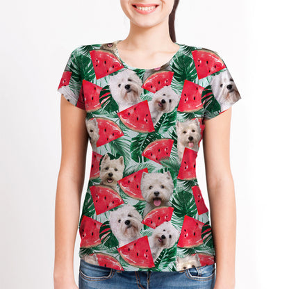 West Highland White Terrier - Hawaiian T-Shirt V1
