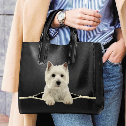 West Highland White Terrier Luxury Handbag V1
