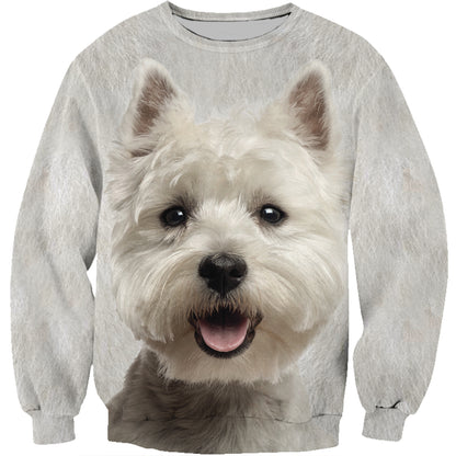 Sweat-shirt West Highland White Terrier V1