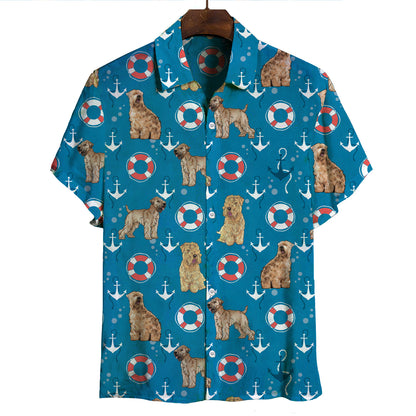 Wheaten Terrier - Hawaiian Shirt V1