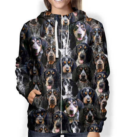 You Will Have A Bunch Of Bluetick Coonhounds - Hoodie V1