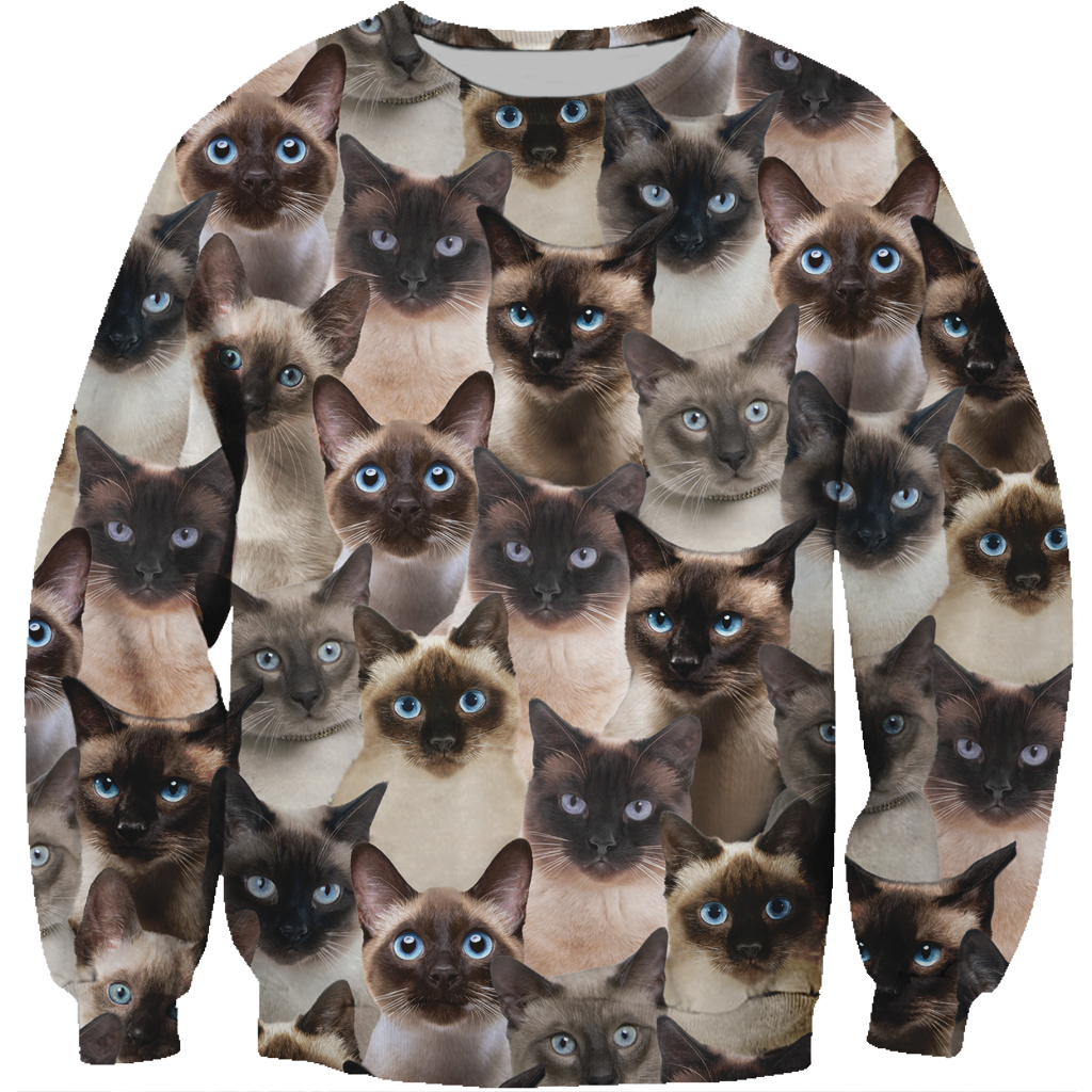 Du wirst einen Haufen siamesischer Katzen haben - Sweatshirt V1