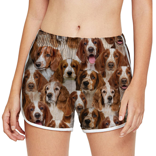 You Will Have A Bunch Of Welsh Springer Spaniels - Women's Running Shorts V1