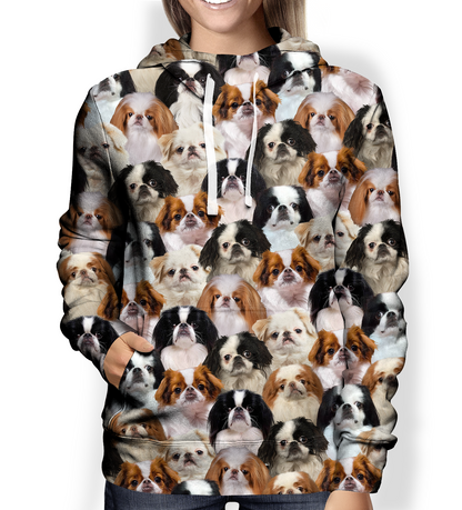 You Will Have A Bunch Of Japanese Chins - Hoodie V1