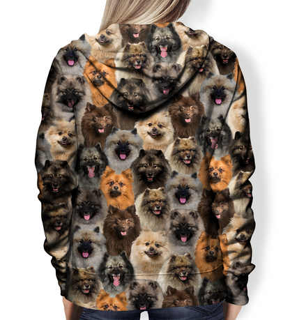 You Will Have A Bunch Of Keeshonds - Hoodie V1