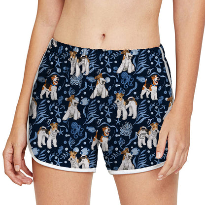 Wire Fox Terrier - Colorful Women's Running Shorts V4
