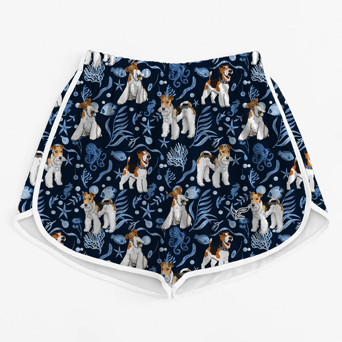 Wire Fox Terrier - Colorful Women's Running Shorts V4