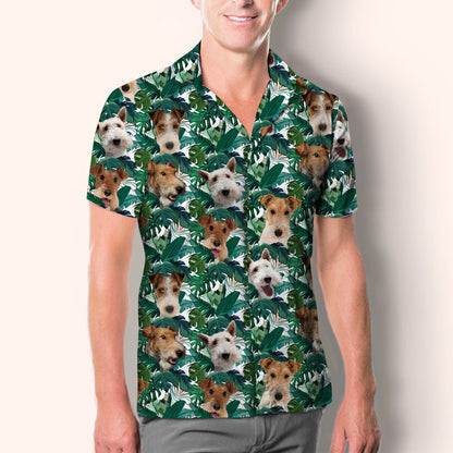 Wire Fox Terrier - Chemise hawaïenne V3