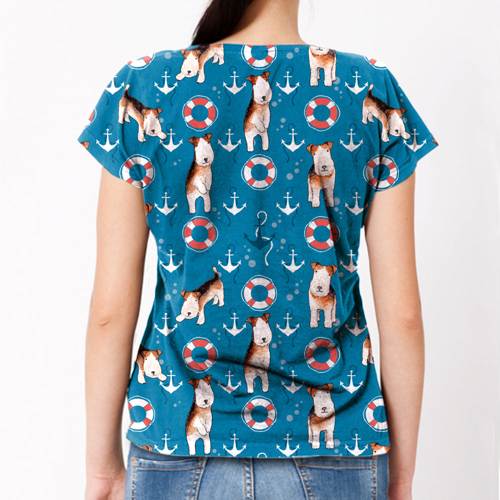 Wire Fox Terrier - T-Shirt Hawaïen V1