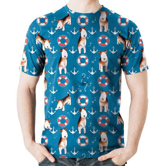 Wire Fox Terrier - Hawaiian T-Shirt V1
