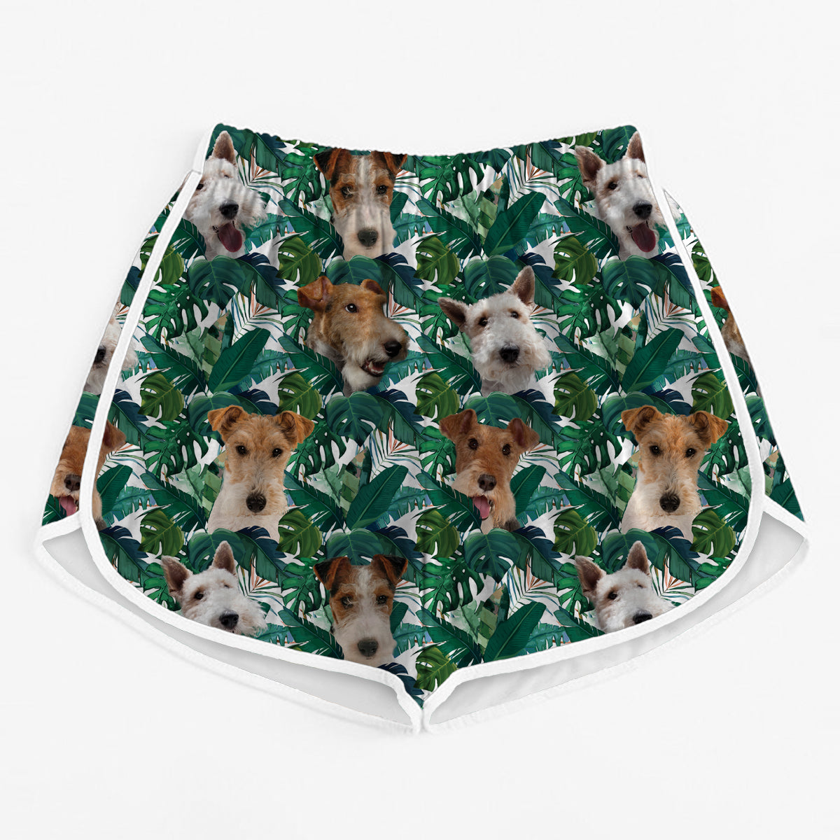 Wire Fox Terrier - Short de course coloré pour femmes V2