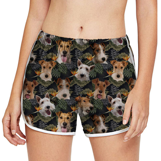 Wire Fox Terrier - Colorful Women's Running Shorts V3