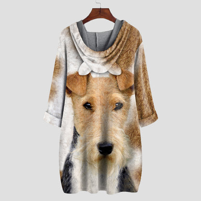 Wire Fox Terrier Mom - Hoodie With Ears V1