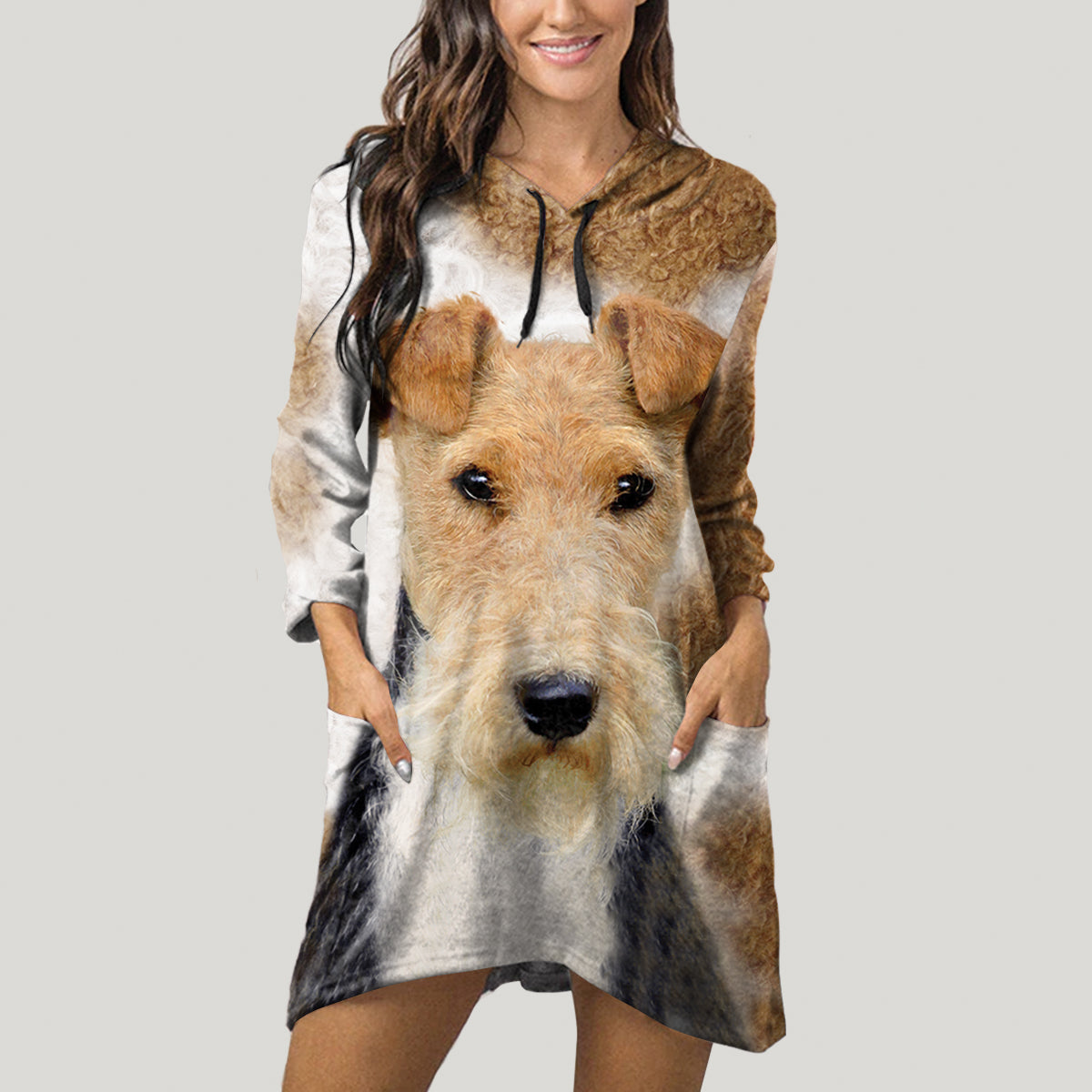 Wire Fox Terrier Mom - Hoodie With Ears V1