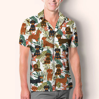 Rauhaardackel - Hawaiihemd V1