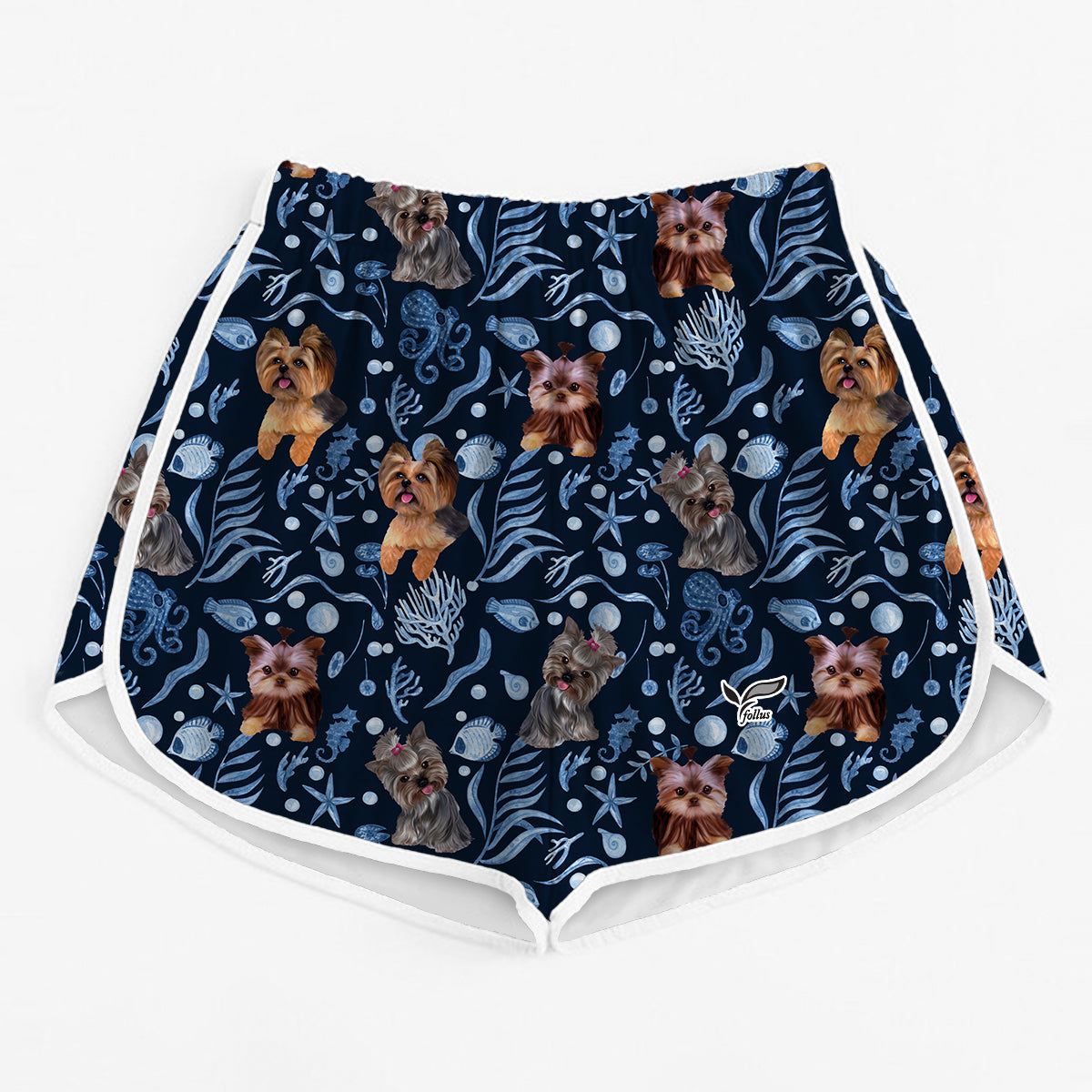 Yorkshire Terrier - Bunte Damen-Laufshorts V4