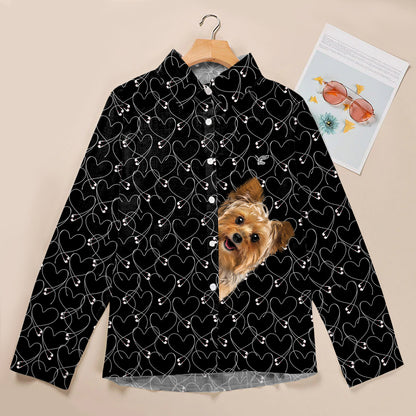 Yorkshire Terrier Will Steal Your Heart - Follus Women's Long-Sleeve Shirt